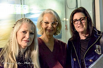 האמנית דניאלה פז אורה בערב השקת הספר ברכת הנהר